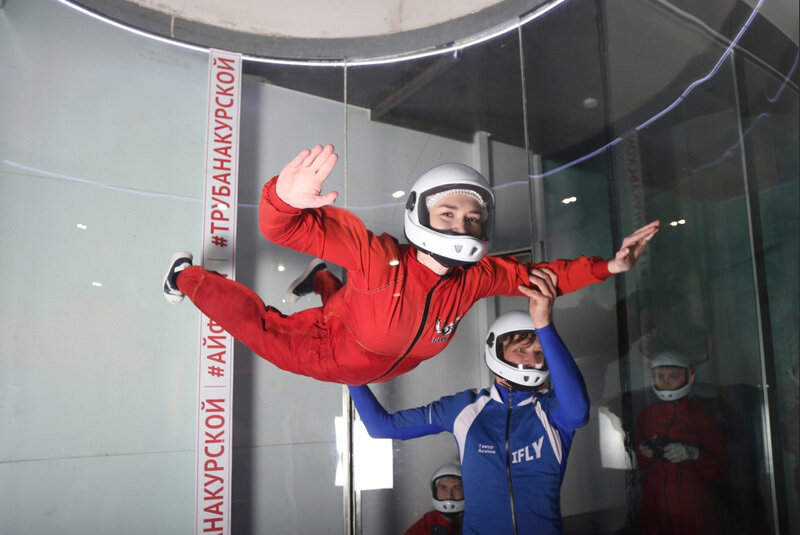 Подарочный сертификат «Полёт в аэротрубе I-Fly» (3 минуты, 1 взрослый) — фото 1