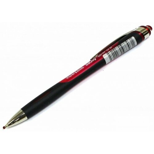 Paper Mate PM-S0977230 Ручка шариковая с кнопочным механизмом ink joy 550, красная , пластик тонир, корпус в цвет чернил, 1мм