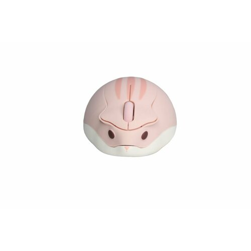 Компьютерная мышь хомячок беспроводная оптическая эргономичная CHUYI 24G Мышка с глазами Розовая 181900₽