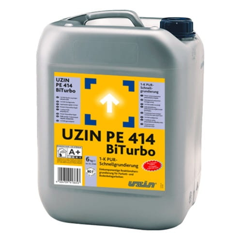 Полиуретановая грунтовка Uzin PE 414 Bi-Turbo (6кг) PGUPE414BT6 грунтовка однокомпонентная полиуретановая 3 кг