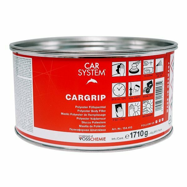 Полиэфирная шпатлёвка Carsystem CarGrip 1.75 кг (с отвердителем)