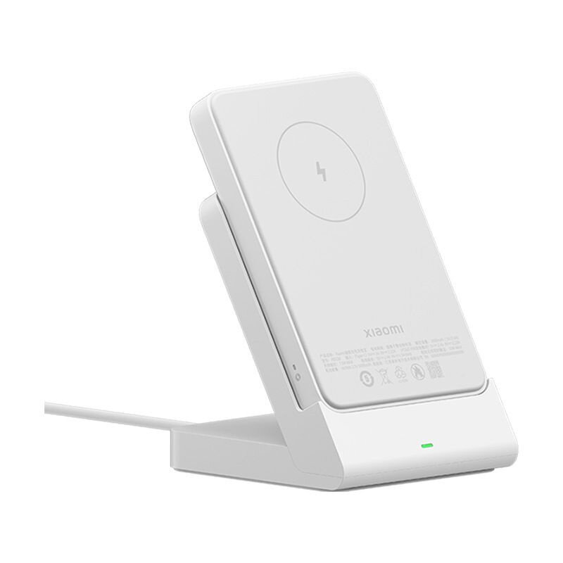 Xiaomi Портативный АКБ с MagSafe + подставка Xiaomi Mi Wireless Charging Stand & Dock 2in1 3A/1USB-C 5000mAh White белый P05ZM