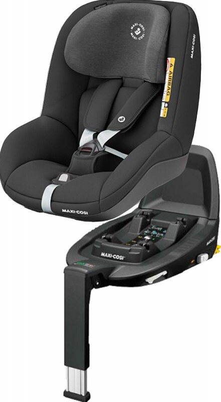 Maxi-Cosi Pearl Smart i-Size с базой isofix FamilyFix 3 (Authentic Black)