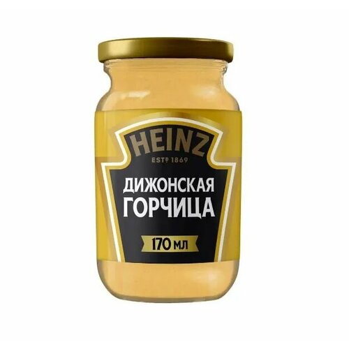 Горчица Дижонская 170 мл Heinz, 1 шт