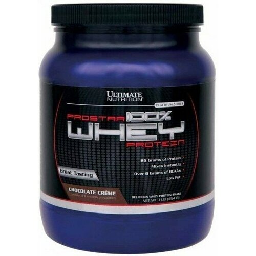 фото Протеин сывороточный ultimate nutrition prostar 100% whey protein (454 г) шоколад