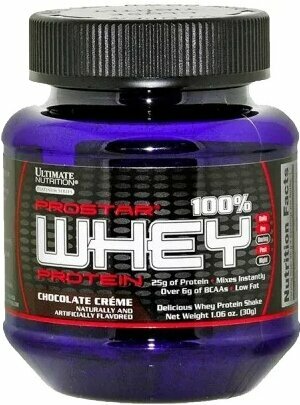 Ultimate Nutrition, Prostar 100% Whey Protein (30 г) (Шоколадный кейк)