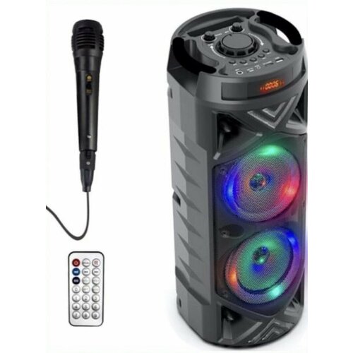 Портативная акустическая система с Bluetooth USB AUX TF микрофоном радио 499900₽