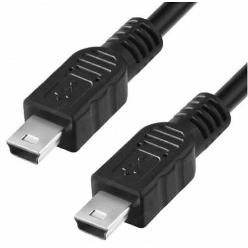 Greenconnect Кабель 0.2m USB 2.0, MiniUSB, M/M, черный, 28/28 AWG, GCR-50817