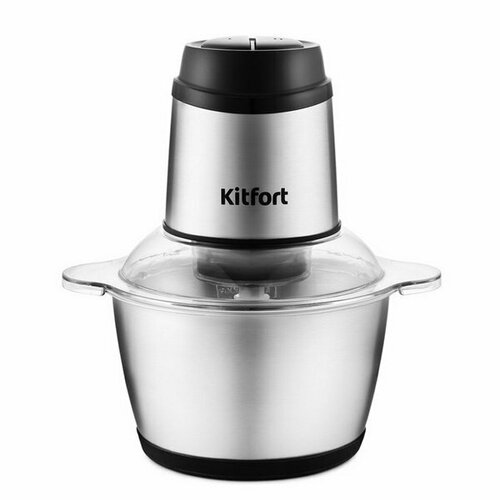 Измельчитель КТ-3025 нержавеющая сталь 250 Вт 2 л 1 скорость металлик 383200₽