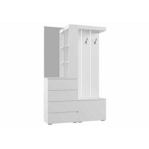 Прихожая готовая KAPIOVI KONA белая 17180₽