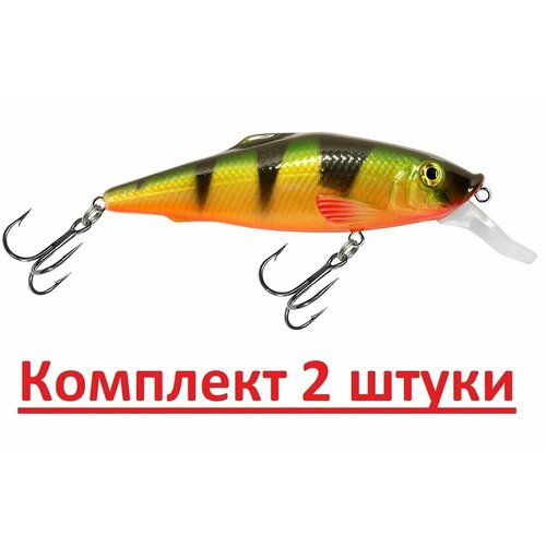 фото Воблер aqua burnash 067mm, цвет 048 (окунь), 2 штуки