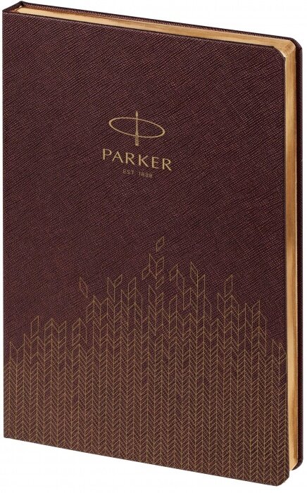 Parker P1_1115905 Ежедневник недатированный, коричневый c нанесением logo parker