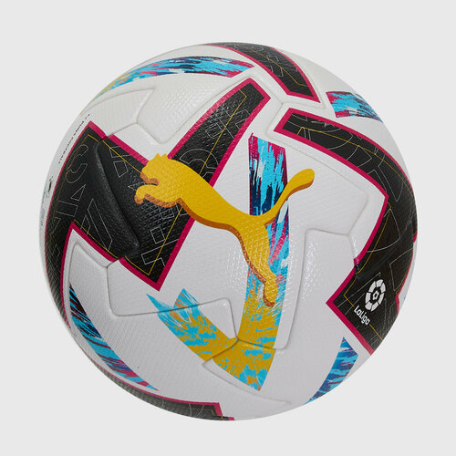Футбольный мяч Puma Orbita Laliga 1 08386401, размер 5, Белый футбольный мяч puma orbita laliga 1 hyb 08386601 р р 4 белый