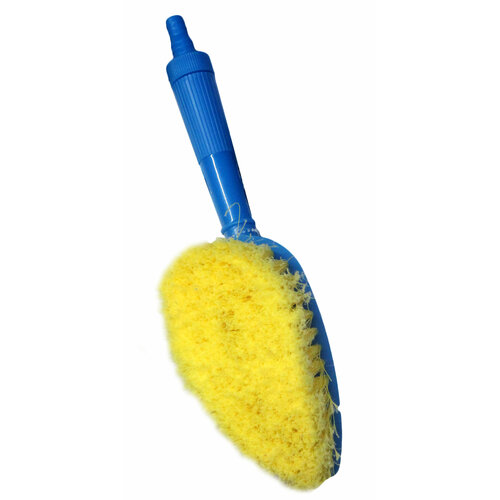 Щетка DOLLEX для мытья с насадкой для шланга с распушенной щетиной 33 см