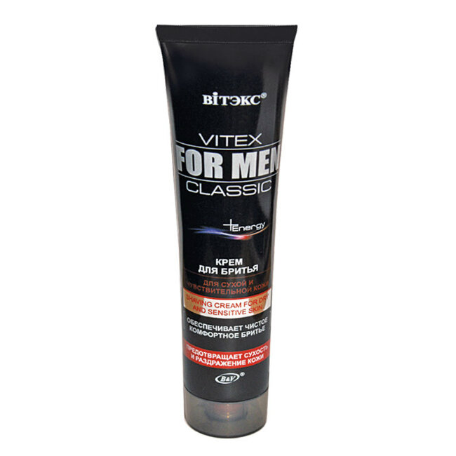 Крем для бритья для сухой и чувствительной кожи For men classi Витэкс 100мл Витэкс ЗАО - фото №1