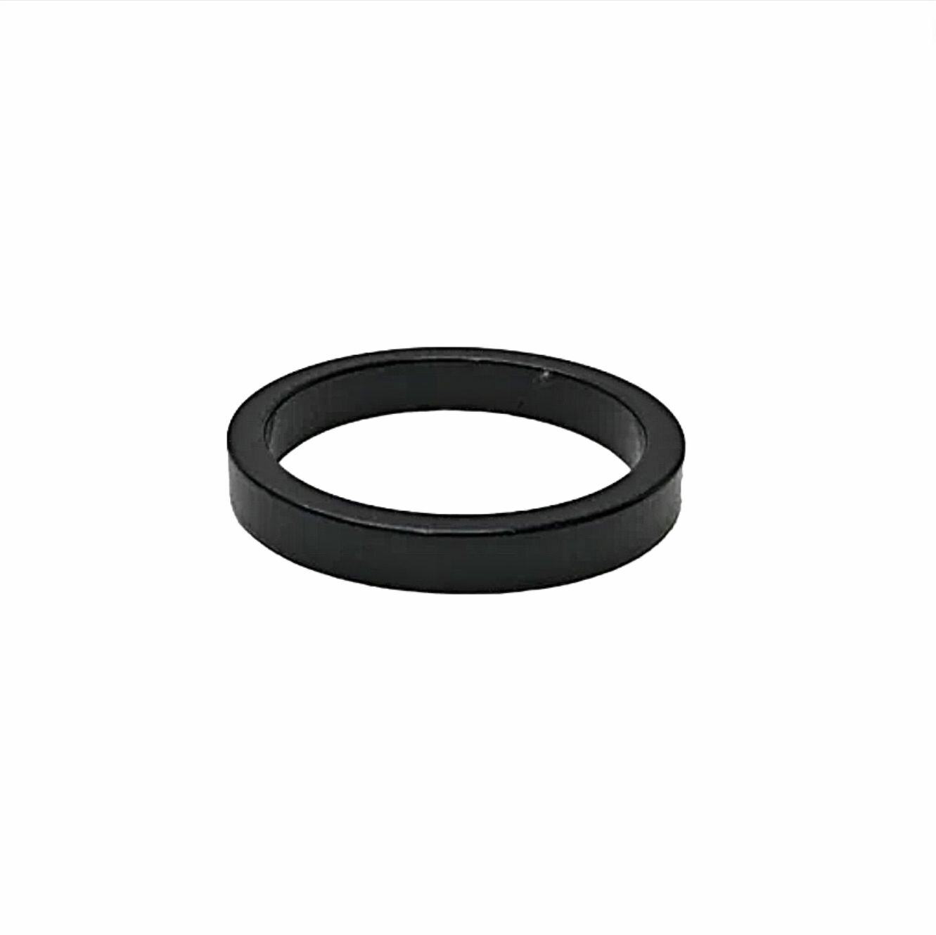 Проставочное кольцо 1-1/8"5mm Kenli. Кольцо регулировочное KL-4021A высота 5 мм, внутр. диаметр 28,6 мм, алюминиевое, чёрное — фото 1