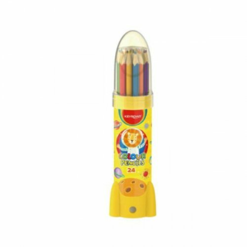 Набор KEYROAD 24 цветных карандаша + точилка