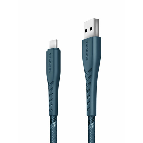 EnergEA Кабель NyloFlex USB-A to USB-C 5A Blue 1.5m