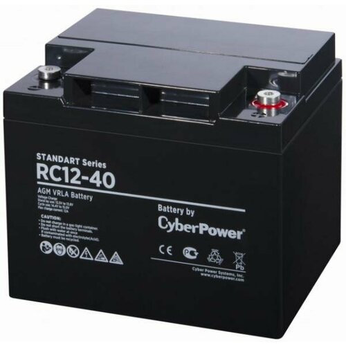 Battery CyberPower Standart series RC 12-40 / 12V 40 Ah battery cyberpower standart series rc 12 250 12v 250 ah