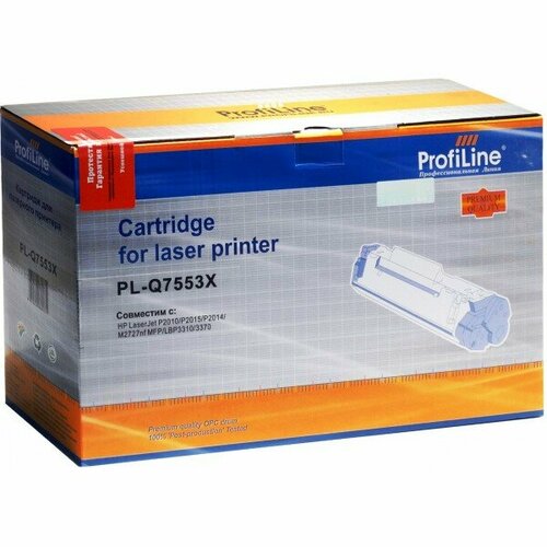 Q7553X / Canon Cartridge 715H ProfiLine совместимый черный тонер-картридж для HP LaserJet M2727/ P20 картридж hp q7553x q7553x q7553x q7553x q7553x 7000стр черный