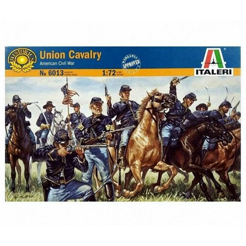 сборная модель italeri солдатики german afrika korps 6076ит Сборная модель Italeri Солдатики Union Cavalry (American Civil War) (6013ИТ)