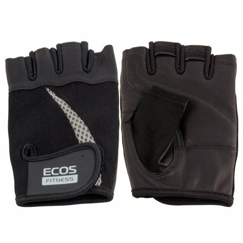 Перчатки для фитнеса Ecos черный 2114-mix 2383