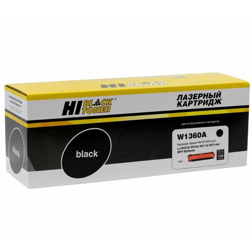 Картридж Hi-Black (HB-W1360A) для HP LaserJet M207d/207dw/M211d/M211dw/MFP M236sdw, 1,15K