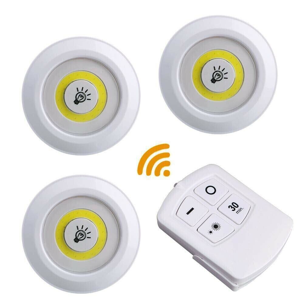 Cветодиодный светильник LED light with Remote Control set of 3