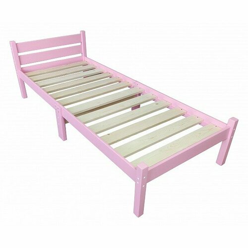 Кровать односпальная Компакт 2000x900 розовый, Цвет корпуса: розовый