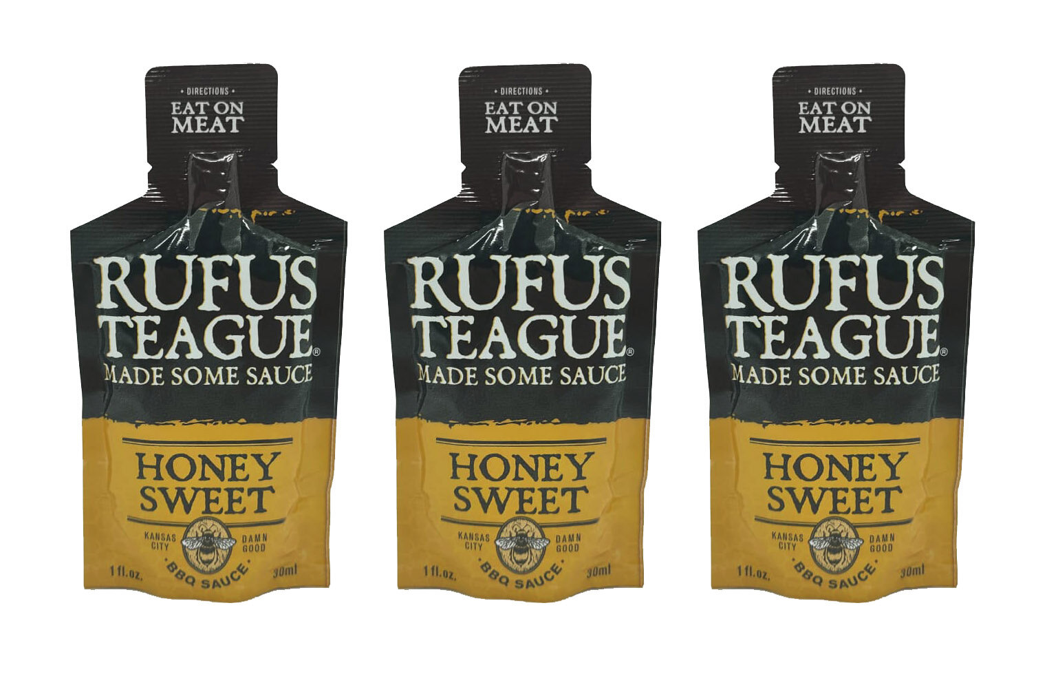 RUFUS Соус томатный Rufus Teague HONEY SWEET (Медово-сладкий 30мл), набор 3 шт