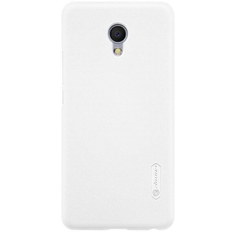 фото Накладка Nillkin Frosted Shield пластиковая для Meizu MX6 White (белая) + пленка