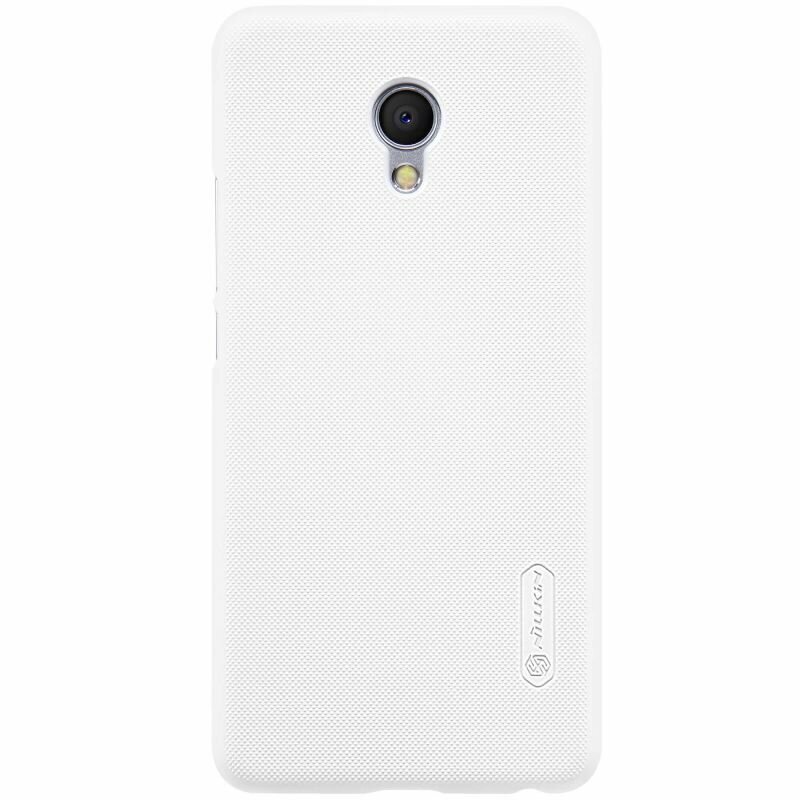 Накладка Nillkin Frosted Shield пластиковая для Meizu MX6 White (белая) + пленка