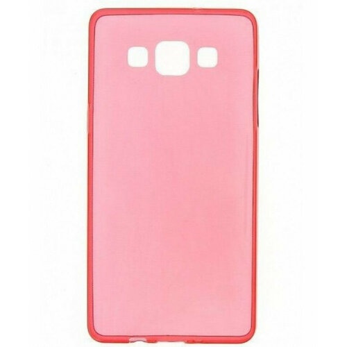 Накладка силиконовая для Samsung Galaxy J5 J500 прозрачно-красная чехол на смартфон samsung galaxy j5 j500 накладка прозрачная силиконовая c перфорацией