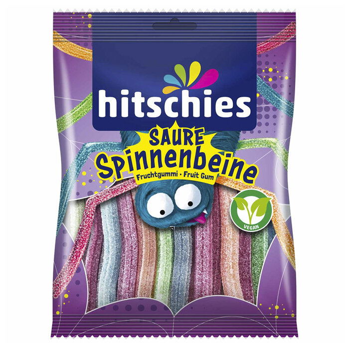 Жевательные конфеты Hitschler Hitschies Spinnenbeine - паук (Германия), 125 г