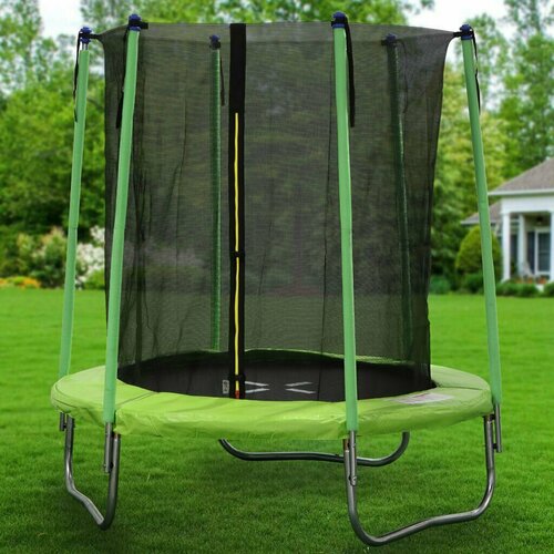 фото Батут 183х183х200 см, с защитной сеткой 150 см, 50 кг, fj-6ft-2 другие бренды