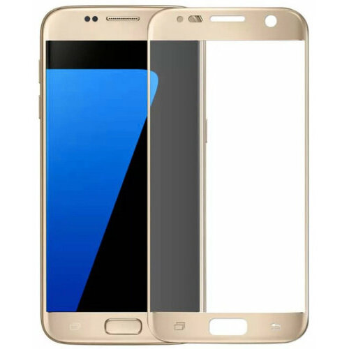 Защита экрана 9H защитное стекло 3D (изогнутое) для Samsung Galaxy S7 Gold копье 700 мм изогнутое s7