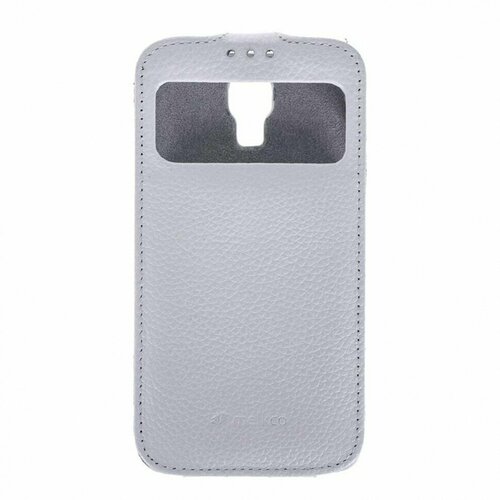 Чехол Melkco ID для Samsung Galaxy S4 i9500 / i9505 White (белый с окном)