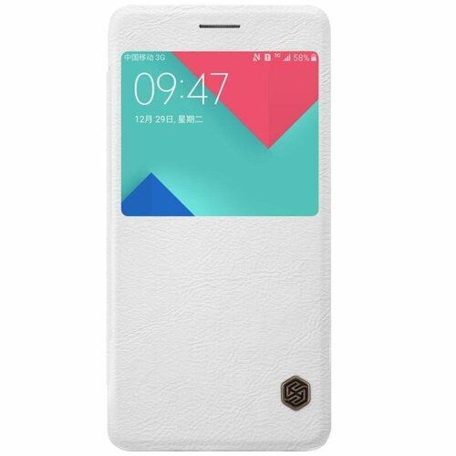 Чехол-книжка Nillkin Qin Leather Case для Samsung Galaxy A7 (2016) A710 белый