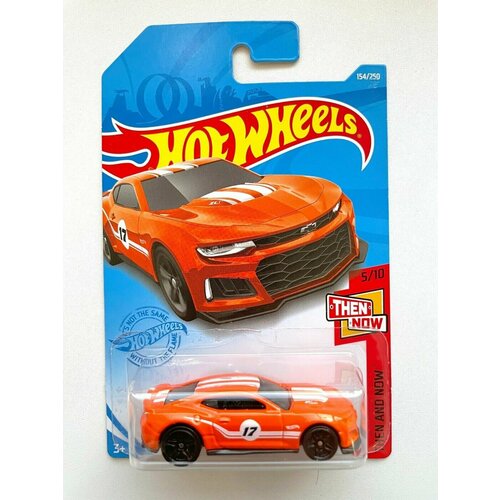 Hot Wheels '17 CAMARO ZL1 Камаро 154/250 THEN AND NOW 5/10 Mattel GTB32 2021 hot wheels 67 camaro камаро 231 250 hw flames 4 10 mattel ghd59 2020