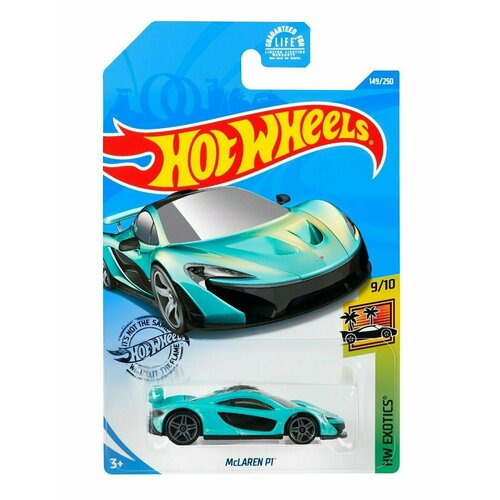 Hot Wheels McLAREN P1 Макларен 149/250 HW Exotics 9/10 Mattel GHC36 2020 hot wheels aston martin vulcan астон мартин вулкан 235 250 hw exotics 3 10 mattel fyb45 2019