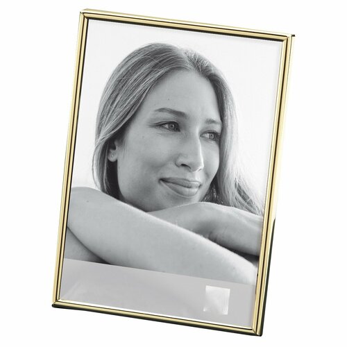 Фоторамка металлическая, рамка для фотографии 15х20, chloe, золотистая GF 6134 золотистый, золотой