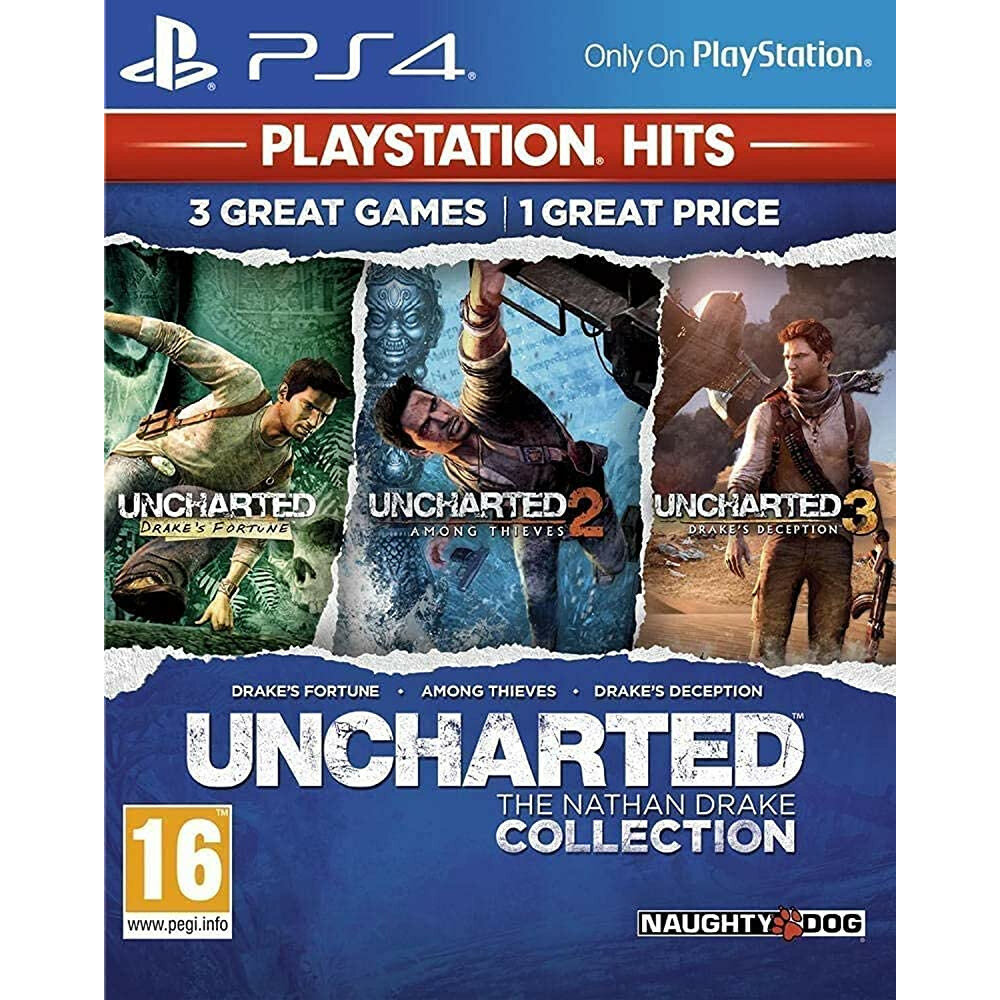 Игра для PlayStation 4 Uncharted: Натан Дрейк Коллекция (Хиты PlayStation) (EN Box) (русские субтитры)