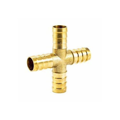 Соединитель шланга под хомуты X- 4мм 336₽