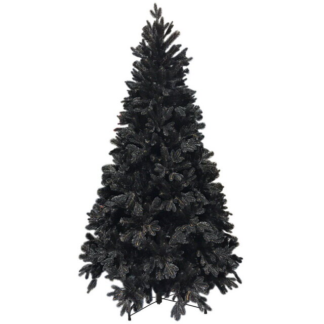 GREEN TREES Черная искусственная елка Одри Black 3 м, литая + ПВХ ГТ-ОД-300