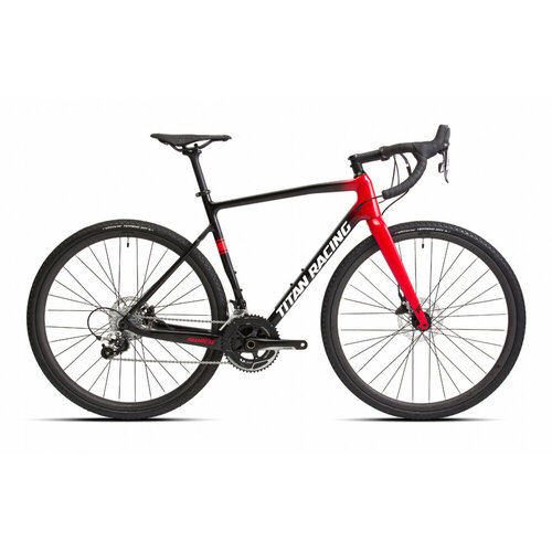 Велосипед Titan Racing Switch Carbon Elite (2023) L(56cm) Black/Red/White