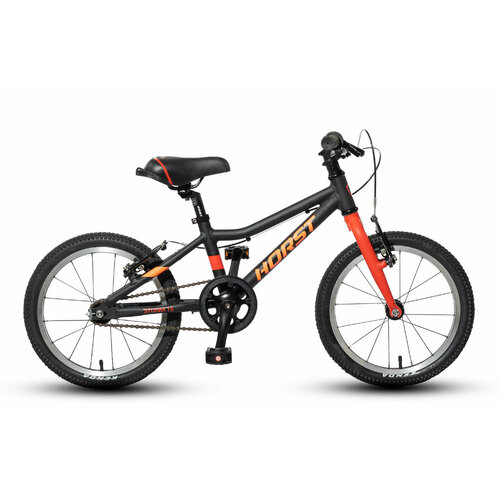 Детский велосипед Horst Sturm 16 (2022), черно-оранжевый детский велосипед horst sturm 16 2022 черно оранжевый