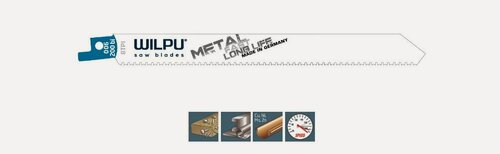 Изображение товара Полотно для сабельных пил WILPU 006/200 bi (1/2") Арт.1852000005 для стали, цветных металлов 1,5-6 мм, древесины с металлом 5 шт/уп