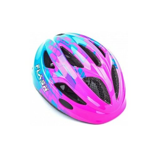 фото Шлем подростковый author flash, с фонариком, розовый/синий