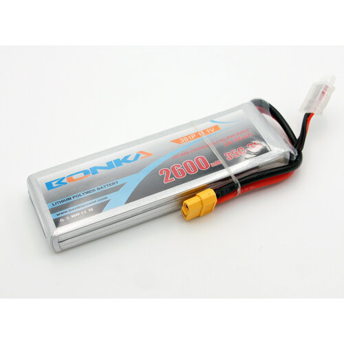 Аккумулятор LiPo Bonka 2600мАч 35C 11.1V BONKA BK-2600-35-3S