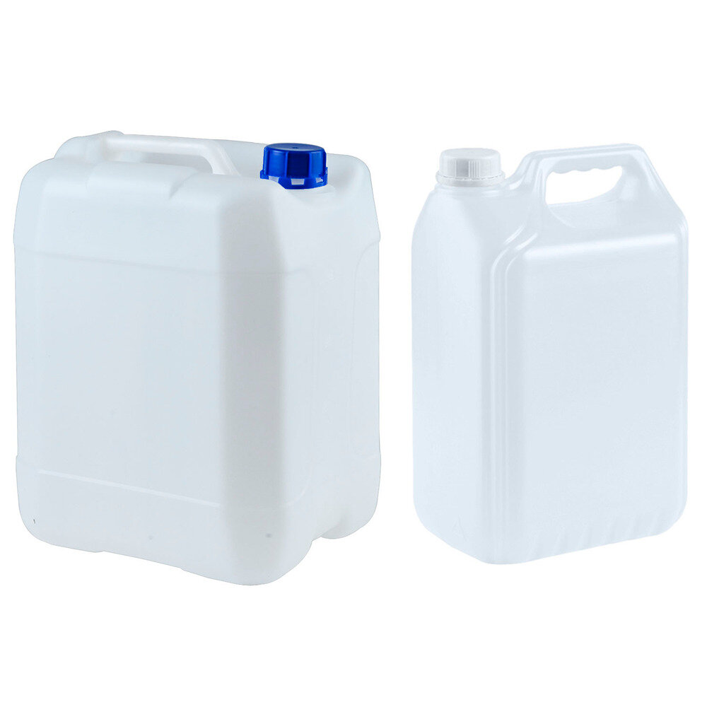 фото Пищевая канистра 5л и 10л из качественного пластика / Бачок 5 и 10л / 2 штуки